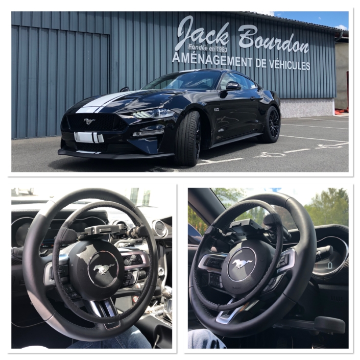 Jack Bourdon - cercle accélérateur Electronique sur volant - Ford Mustang