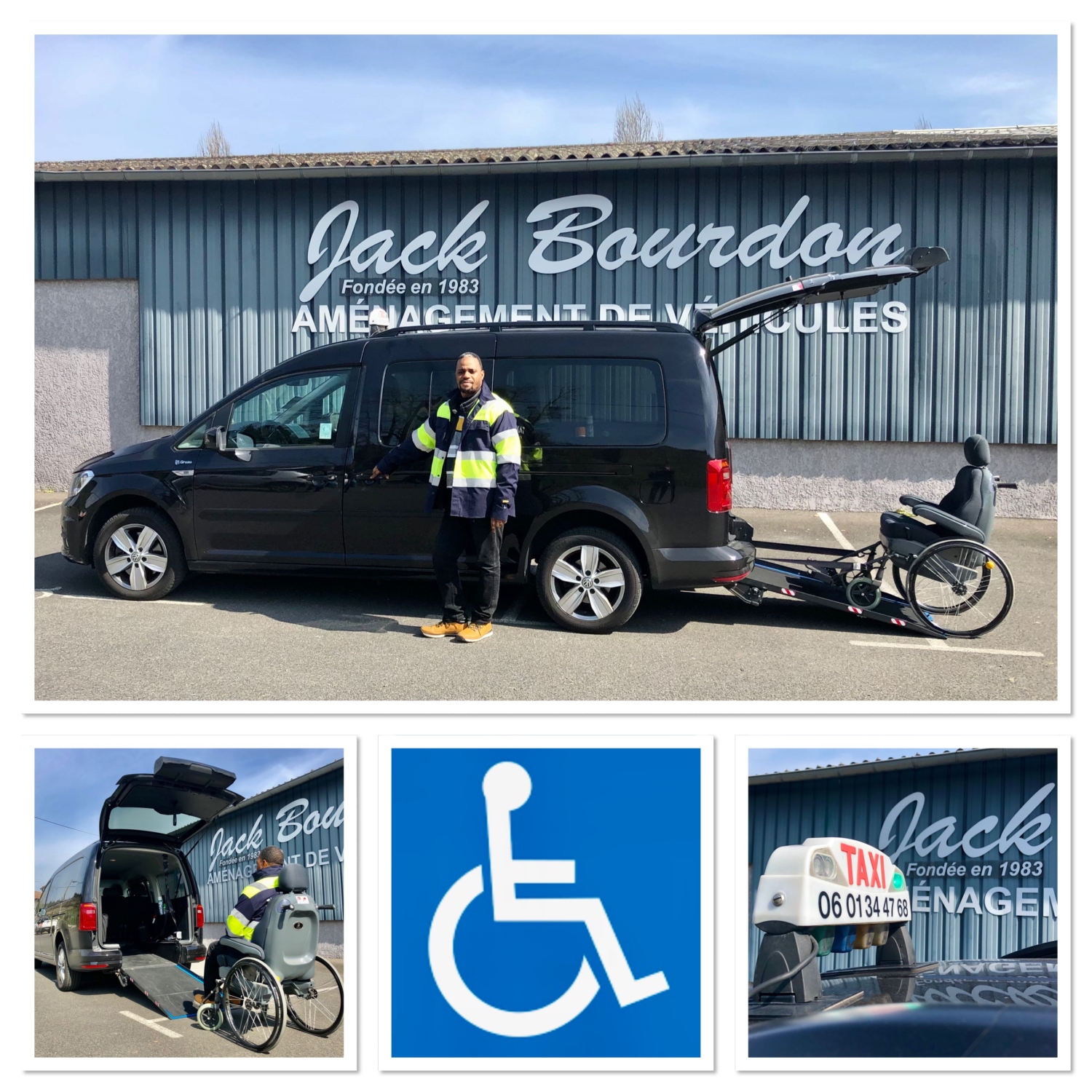 TPMR avec décaissement sur Volkswagen Caddy (GRUAU) Carrosserie Jack