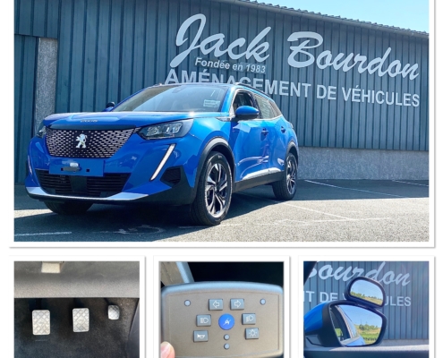 Jack Bourdon - Aménagement d'un Peugeot 2008 en Auto Ecole
